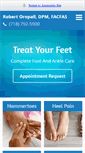 Mobile Screenshot of bronxfootcare.com